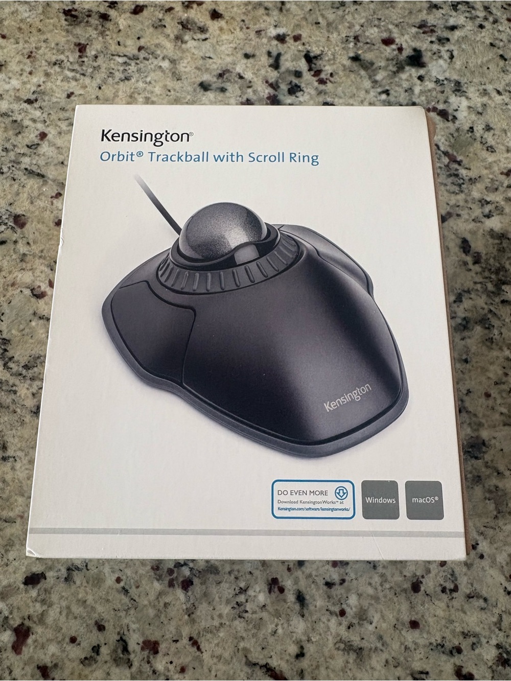Kensington Orbit Trackball with Scroll Ring New Sealed in Box
